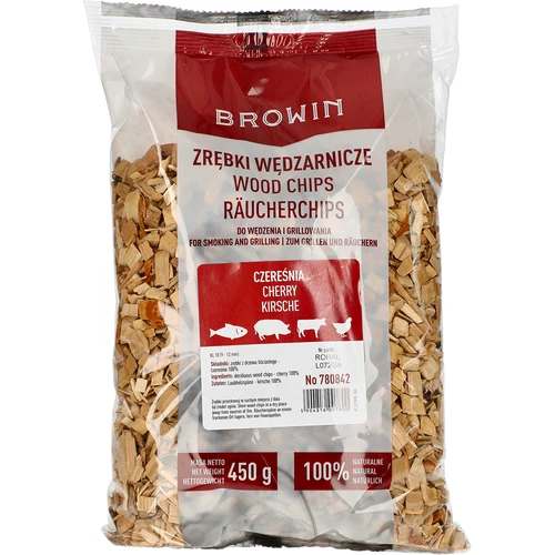 Virutas para ahumar/barbacoa, cerezo, 450 g, clase 10