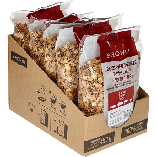 Virutas para ahumar/barbacoa, cerezo, 450 g, clase 10 - 2