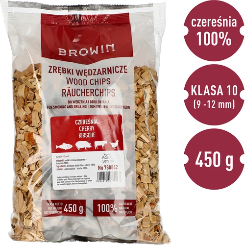 Virutas para ahumar/barbacoa, cerezo, 450 g, clase 10 - 3
