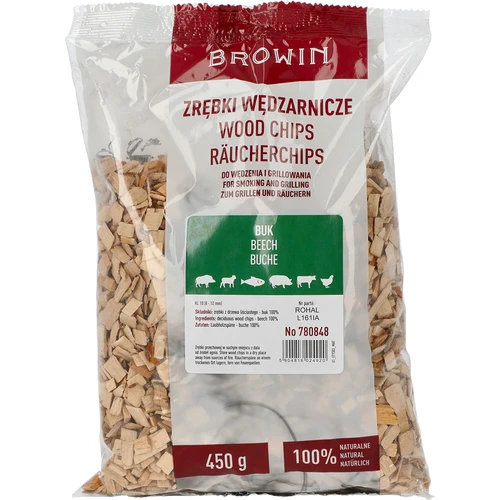 Virutas para ahumar/barbacoa, haya, 450 g, cl.10