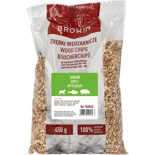Virutas para ahumar/barbacoa, MANZANO - 450 g, clase 2