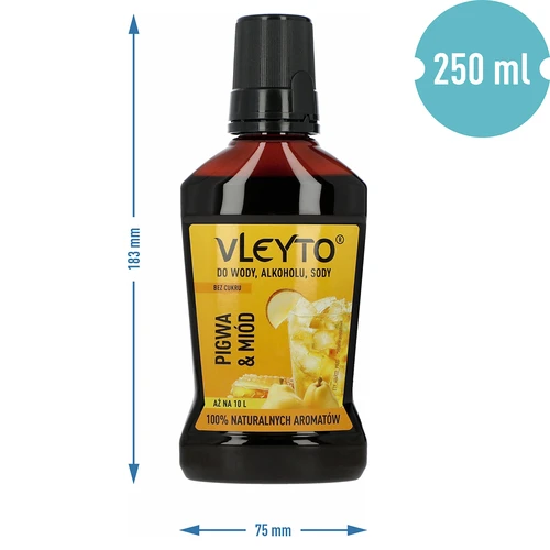 VLEYTO Membrillo & Miel – esencia de sabor con aromas naturales, 250 ml - 5