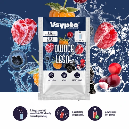 VSYPTO con sabor a frutos del bosque, 3 g - 5