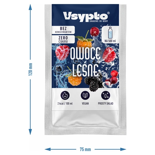 VSYPTO con sabor a frutos del bosque, 3 g - 4