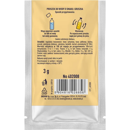 VSYPTO con sabor a pera, 3 g - 3