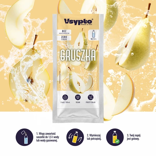 Vsypto con sabor a pera, 9 g - 5