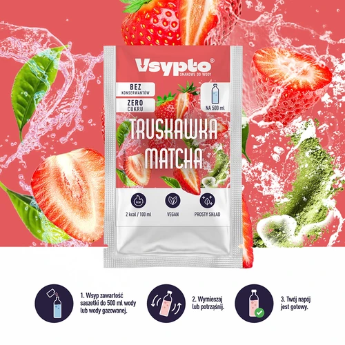 VSYPTO sabor Fresa Matcha, 3 g - 5