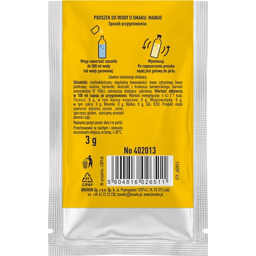 VSYPTO sabor mango, 3 g - 3