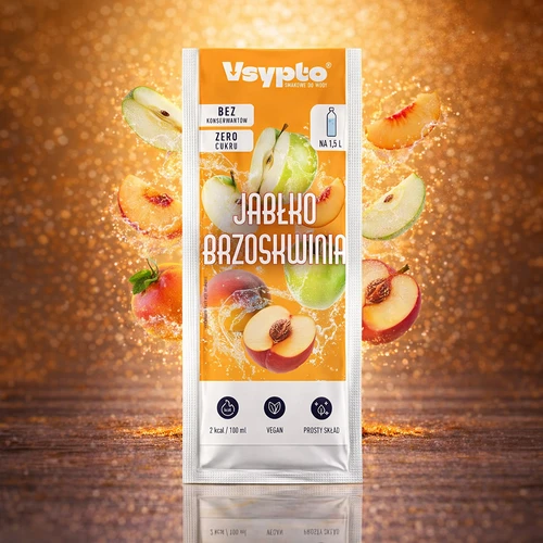 Vsypto sabor Manzana y Melocotón, 9 g