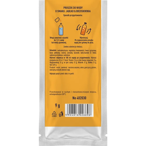 Vsypto sabor Manzana y Melocotón, 9 g - 3