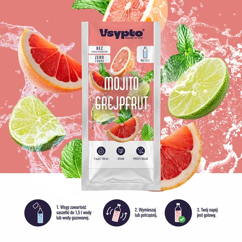 Vsypto sabor Mojito de pomelo, 9 g - 5