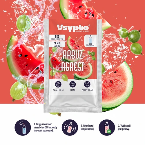 VSYPTO sabor Sandía y Grosella Espinosa, 3 g - 5