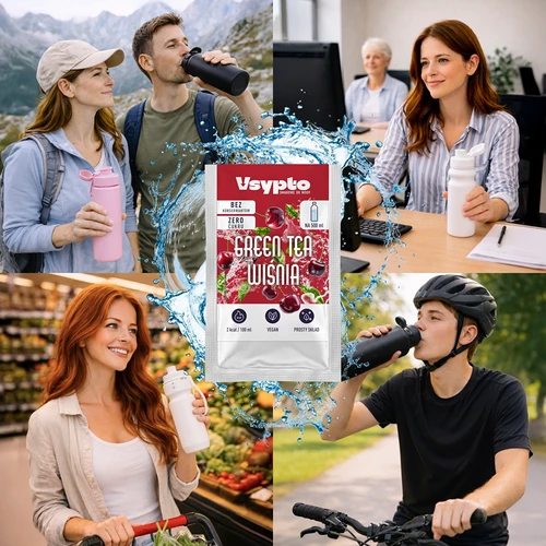 Vsypto sabor Té Verde y Cereza, 3 g - 7