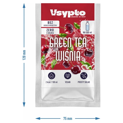 Vsypto sabor Té Verde y Cereza, 3 g - 4