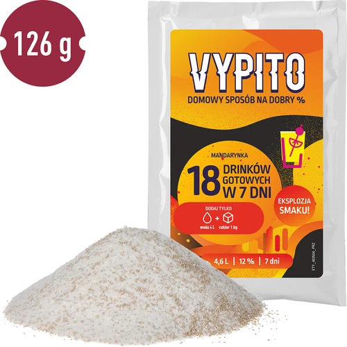 VYPITO 12%, sachet para 18 cócteles - Mandarina, 126 g - 3