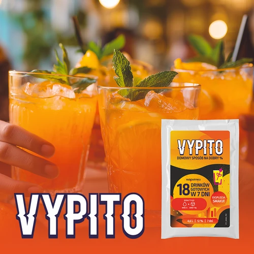 VYPITO 12%, sachet para 18 cócteles - Mandarina, 126 g - 6
