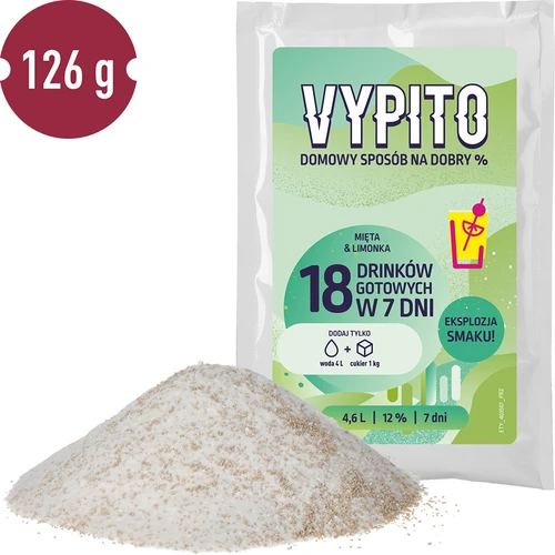 VYPITO 12%, sobre para 18 cócteles – Menta-Lima, 126 g - 3
