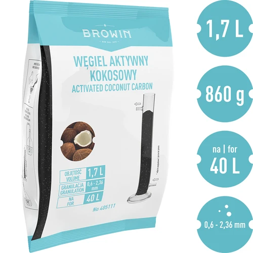 Węgiel aktywny kokosowy 0,86 kg - 2