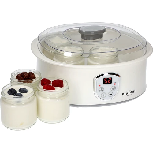 Yogurtera con termostato y frascos, 1,3l, 20W - 7