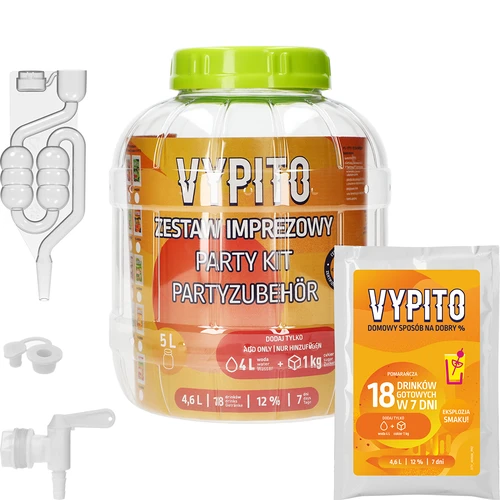 Zestaw imprezowy - Vypito Pomarańcza