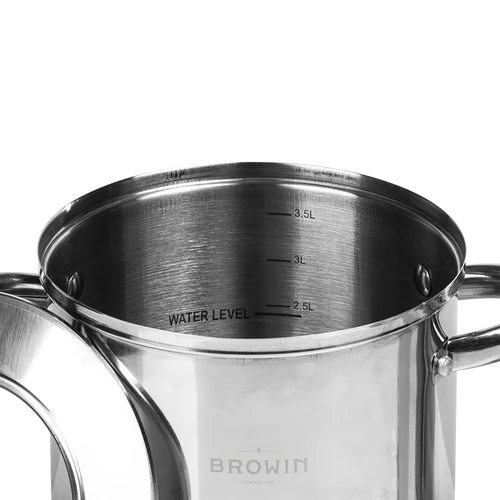Zestaw z płaszczem wodnym-szynkowar 1,5 kg + garnek - 4