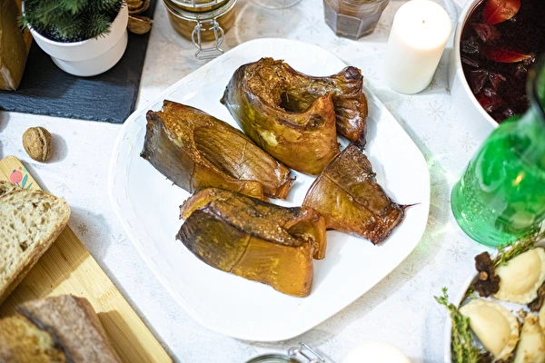 Carpa de Nochebuena, ahumada