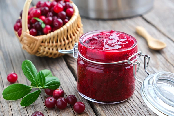 Confitura de arándanos rojos - para sándwiches, carnes y patés