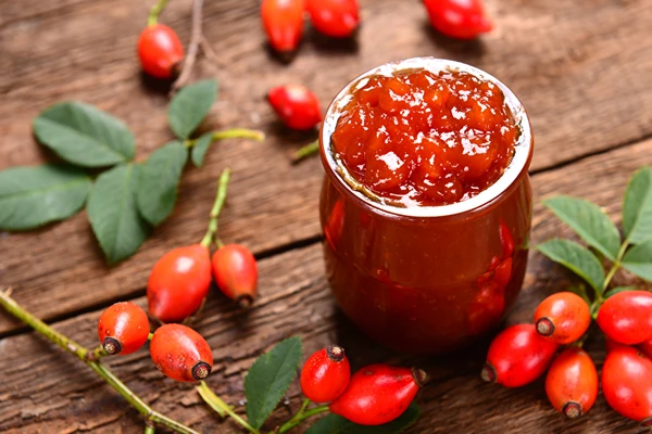 Confitura de frutos de escaramujo