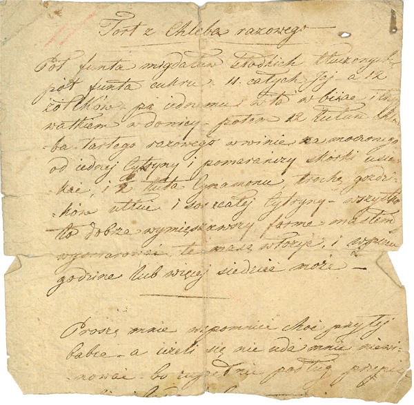 Episodio 1: Tarta de pan integral