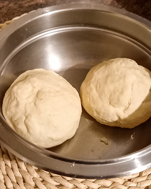 Estrella de masa con levadura y espinacas