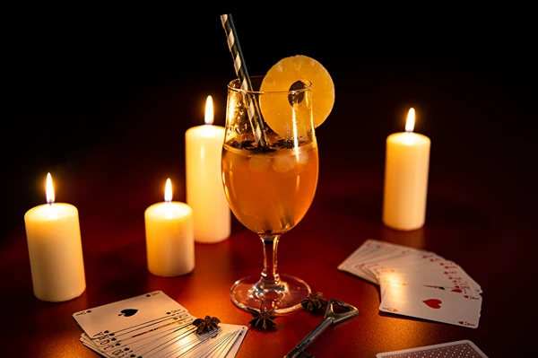 Hechizo de piña - cóctel de San Andrés