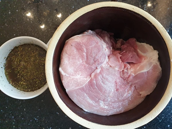 Jamón casero al horno