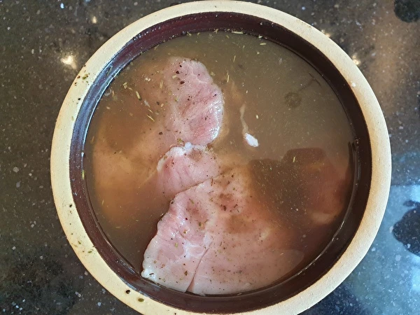 Jamón casero al horno