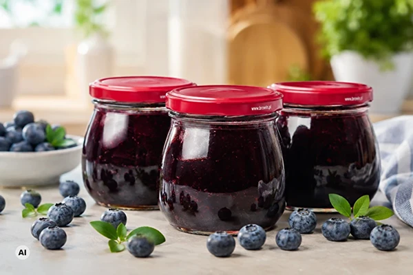 Receta de mermelada de arándanos sin azúcar añadido