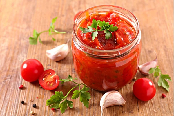 Salsa de tomate para tarros