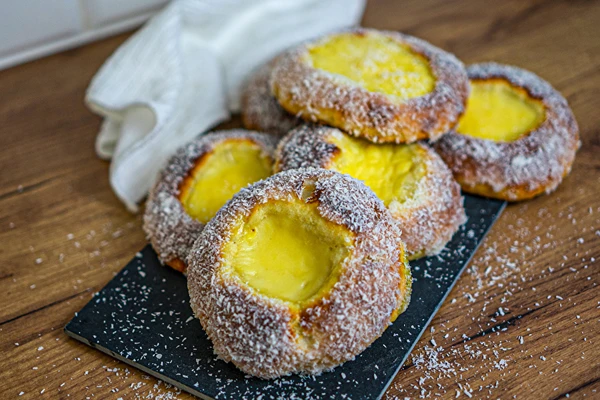 Skoleboller – panecillos noruegos con crema pastelera y coco