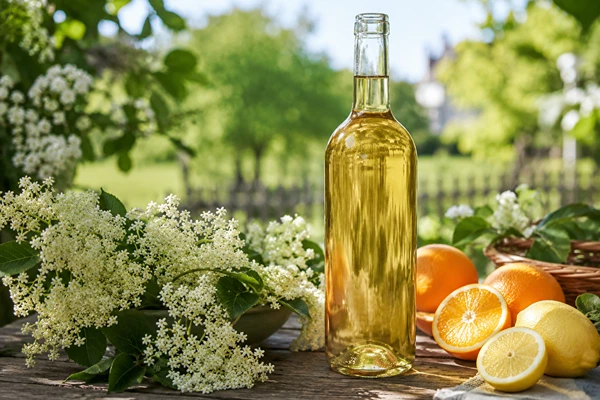Vino de flores de saúco negro