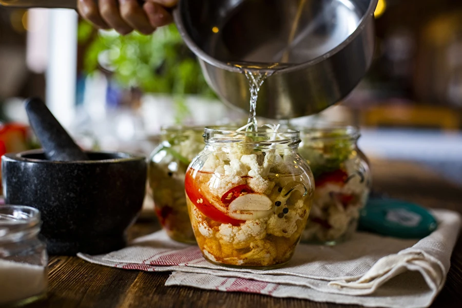 Browin Przepiśnik - Coliflor fermentada casera