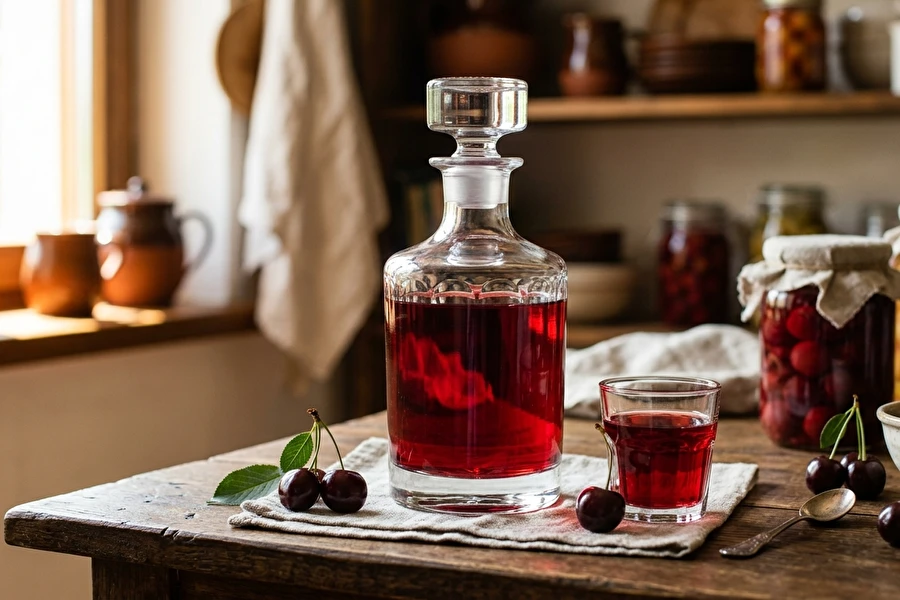 Browin Przepiśnik - Licor casero de cerezas