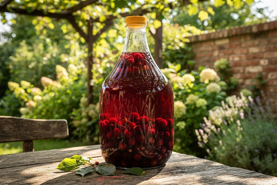 Browin Przepiśnik - Licor casero de cerezas