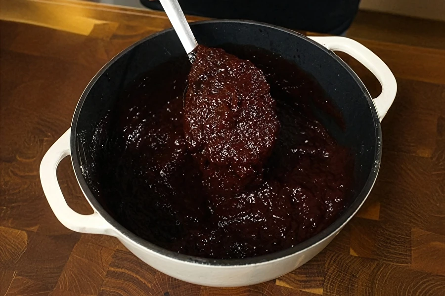 Browin Przepiśnik - Mermelada de ciruela con chocolate