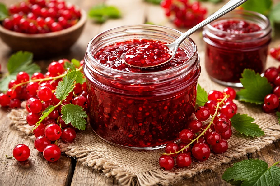 Browin Przepiśnik - Mermelada de grosella roja