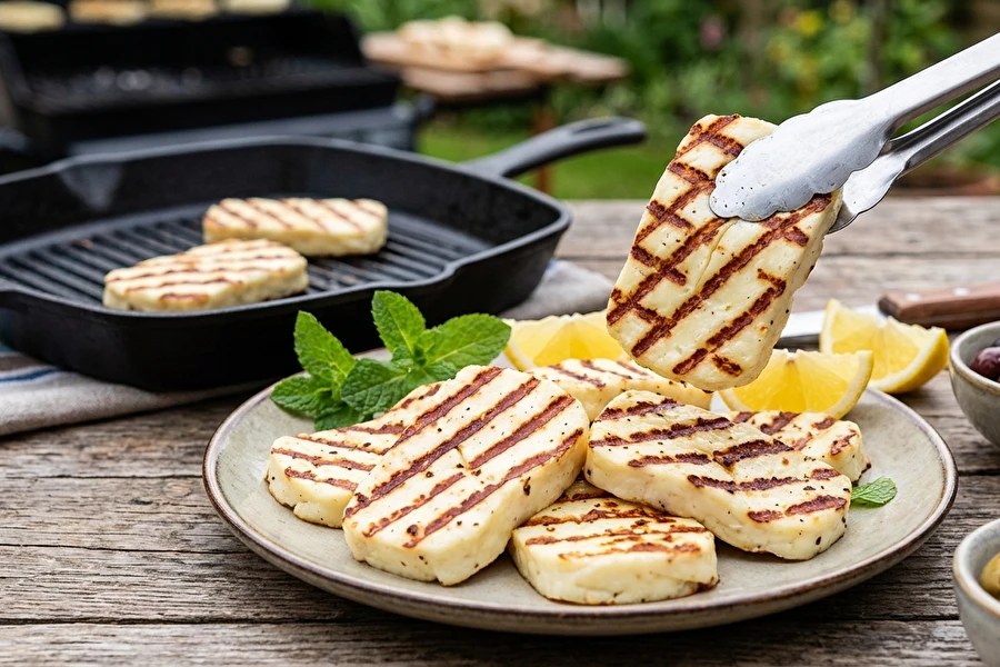 Queso tipo halloumi - ideal para la parrilla