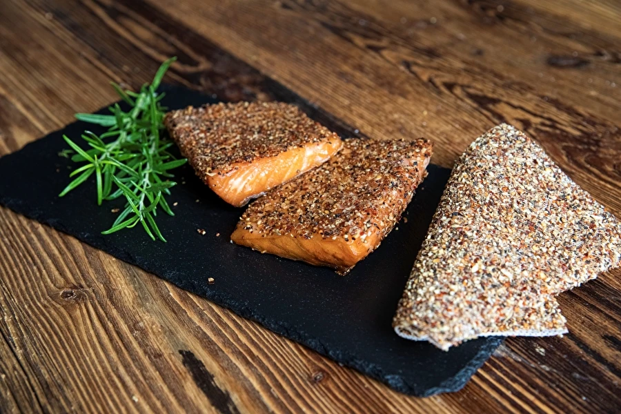 Browin Przepiśnik - Salmón ahumado en caliente