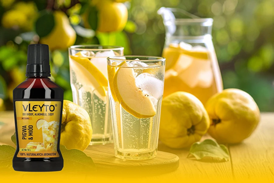 Browin Przepiśnik - Sparkling Pigwa - refrescante cóctel sin alcohol con un toque de miel y membrillo