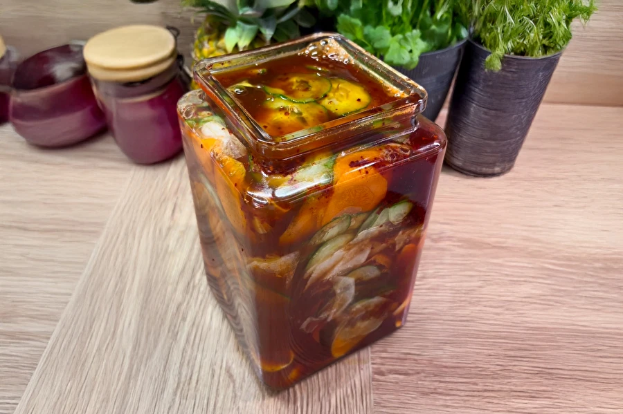 Browin Przepiśnik - Verduras al estilo coreano