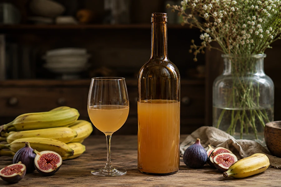 Browin Przepiśnik - Vino de postre de higos y bananas