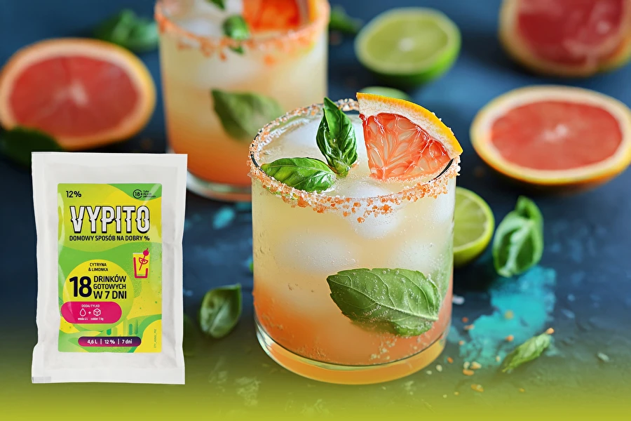 Browin Przepiśnik - Vypito Limonkowa Bazylia – cóctel refrescante con un toque de albahaca y cítricos